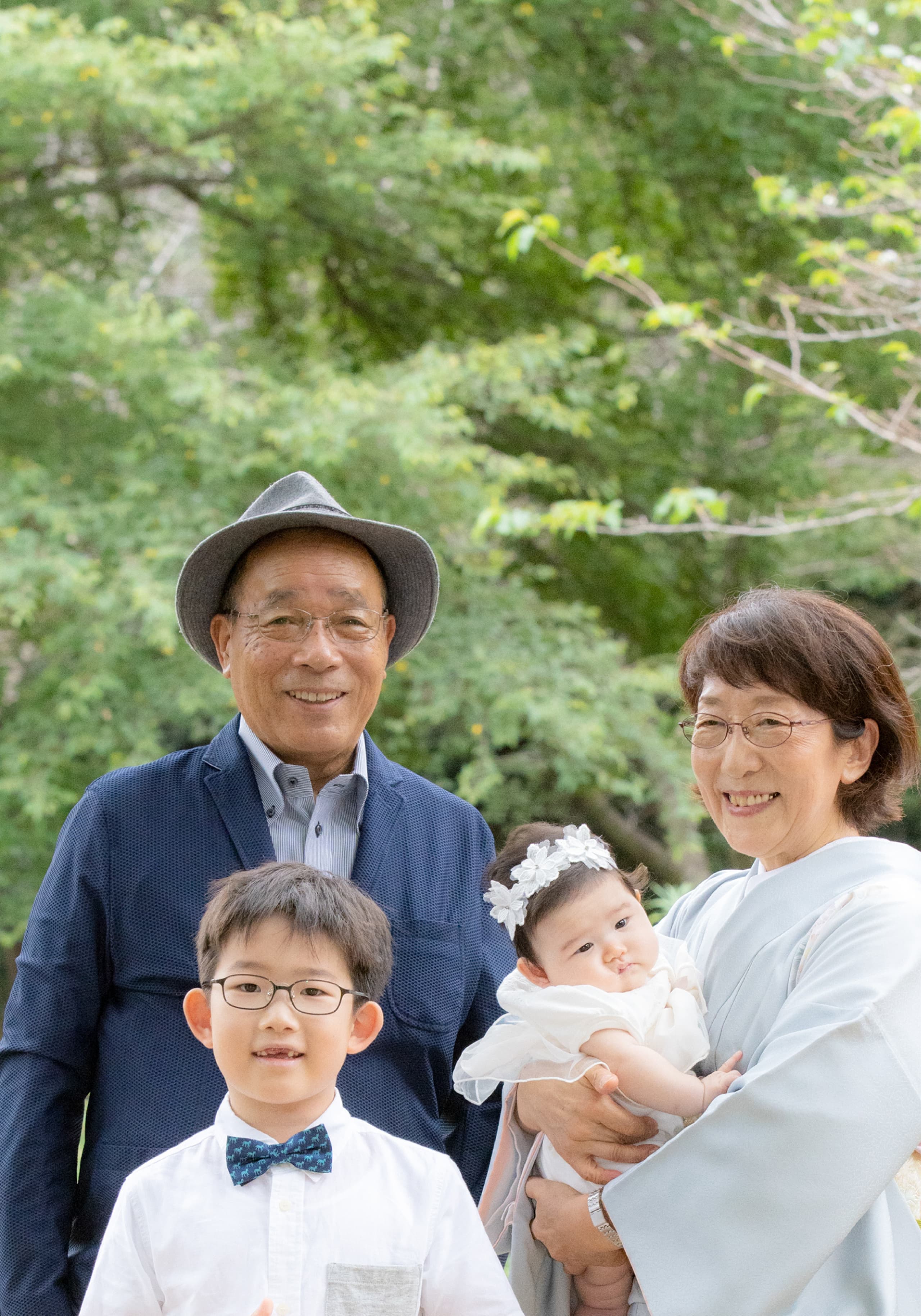 お宮参り　出張撮影　家族写真