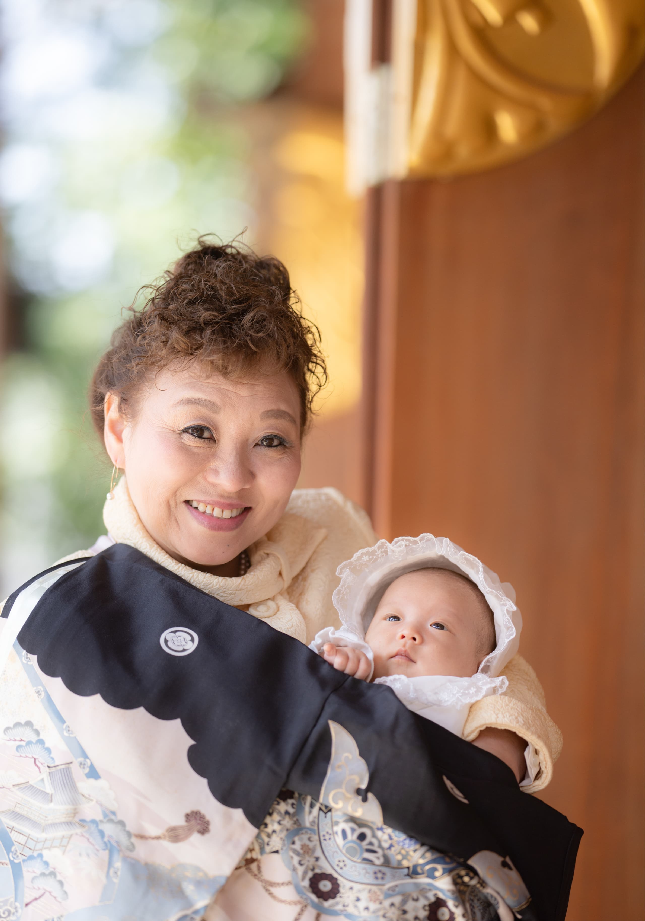 お宮参り　出張撮影　家族写真