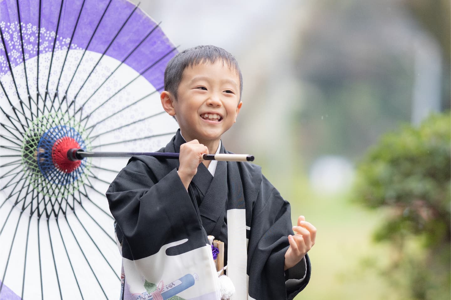 お宮参り　出張撮影　家族写真