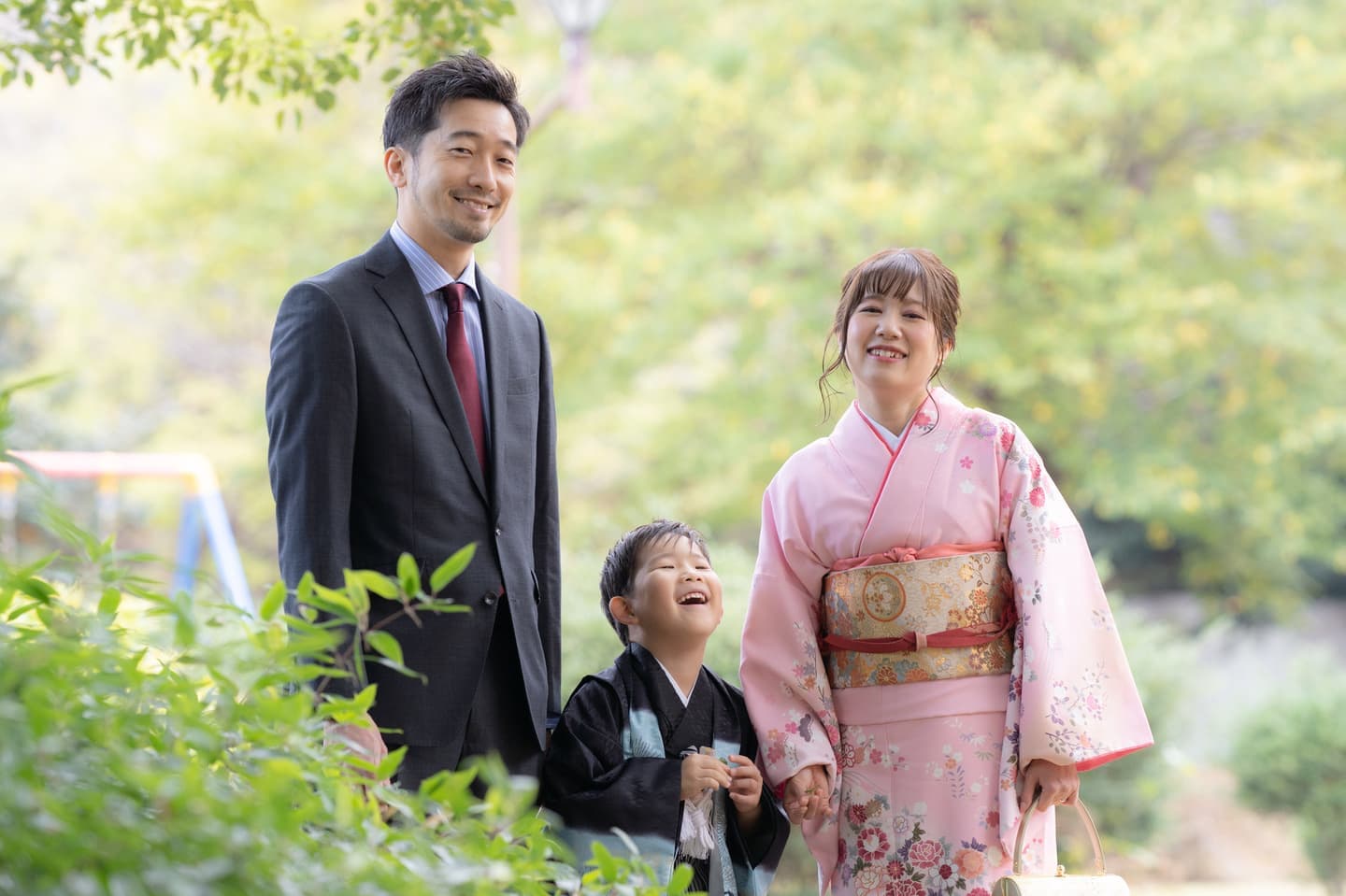 七五三　出張撮影　家族写真