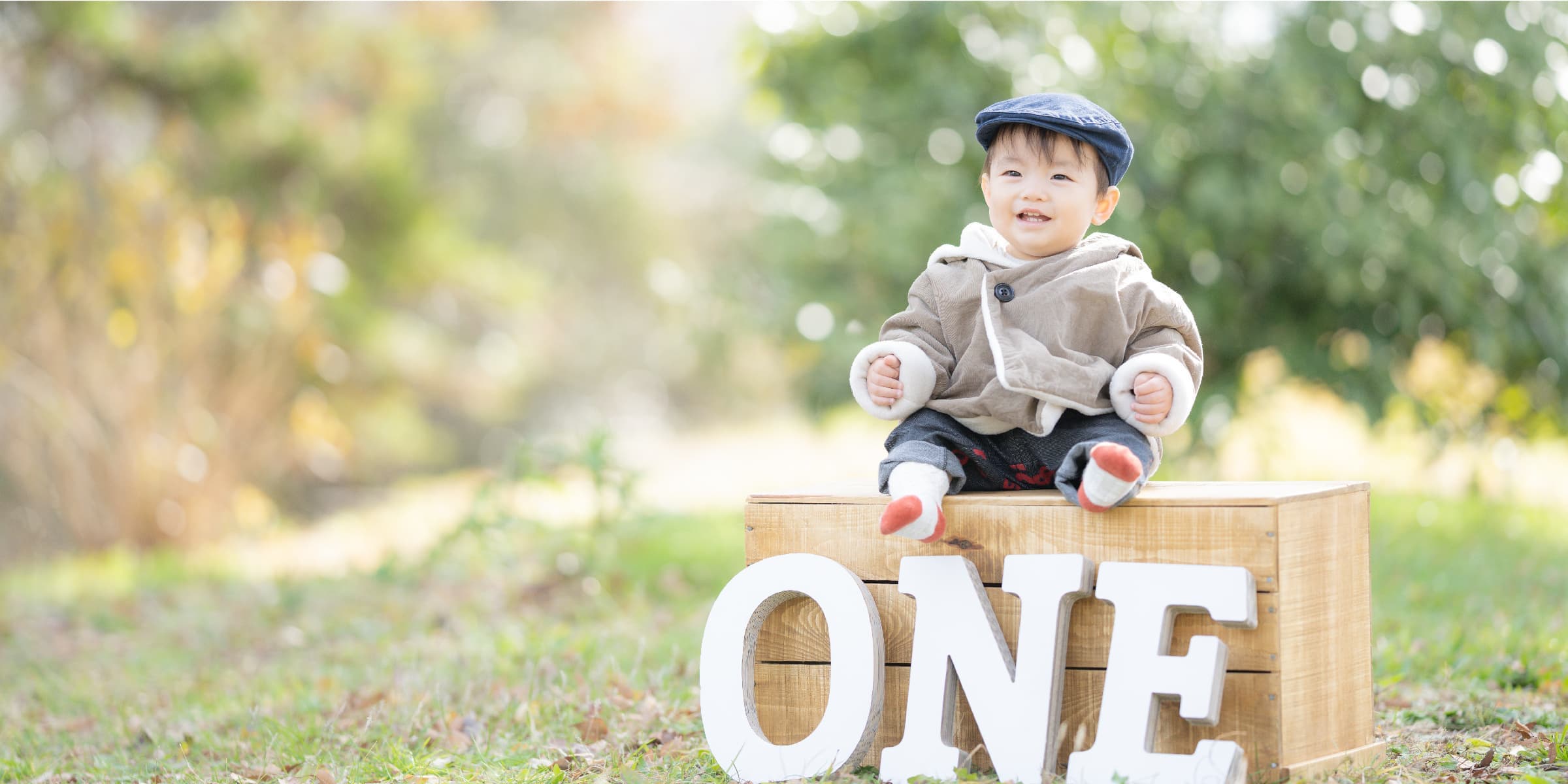 家族写真　出張撮影　1歳バースデー