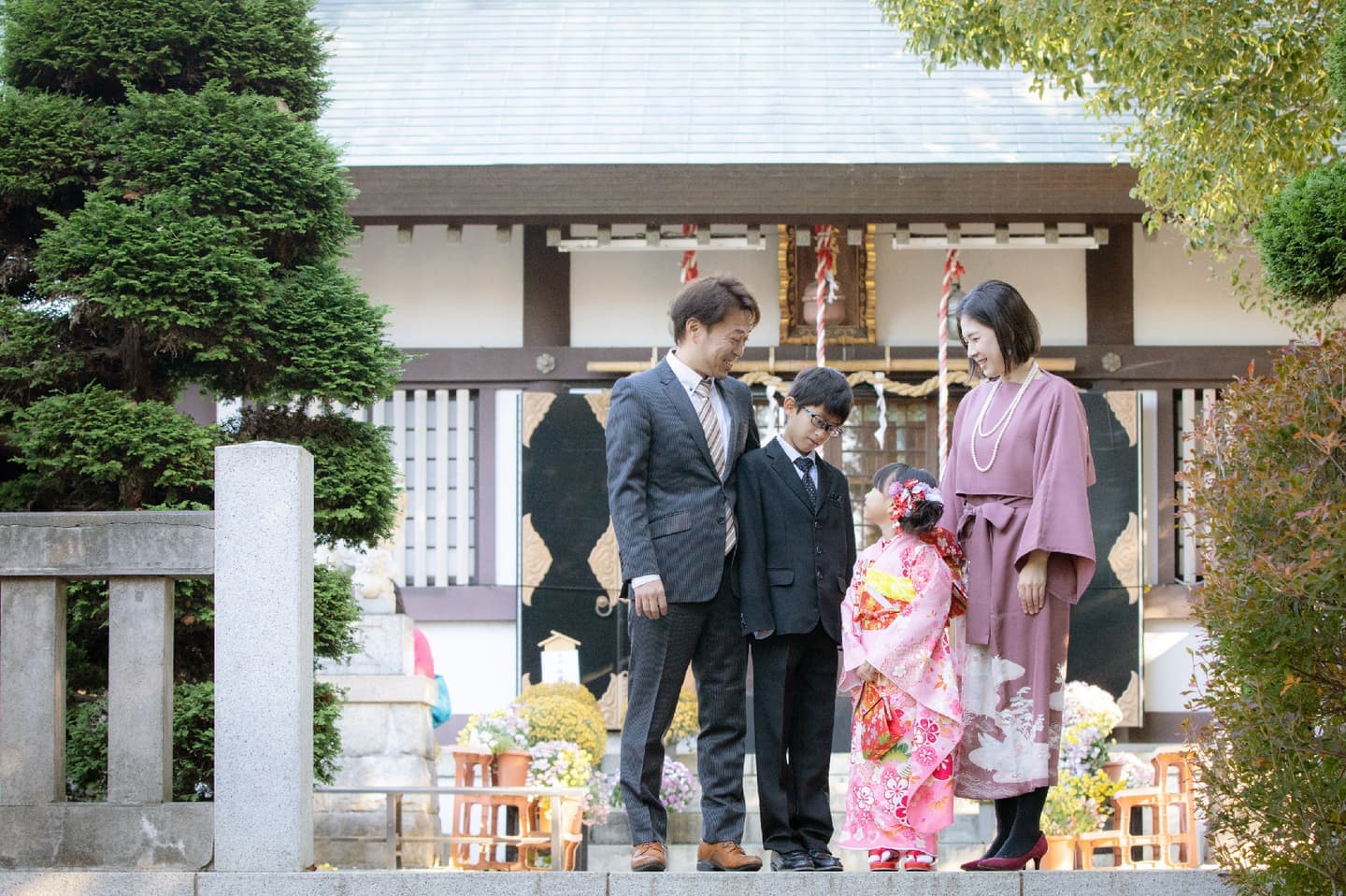 出張撮影　家族写真